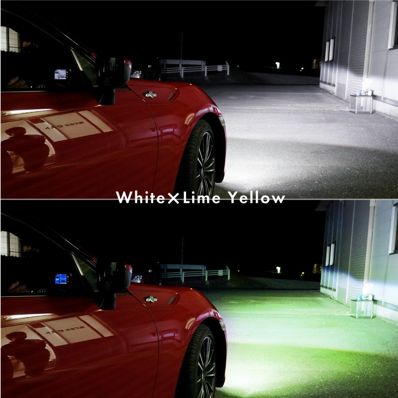 ×2 パフ2 ハイラックスサーフ 215 フォグランプ led 2色切替 2色切り替え
