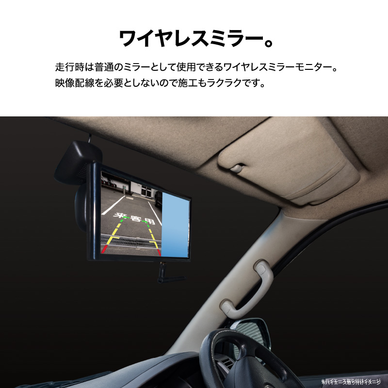 カメラ機能付きバックミラー 【サブ画像】-③200万画素の高