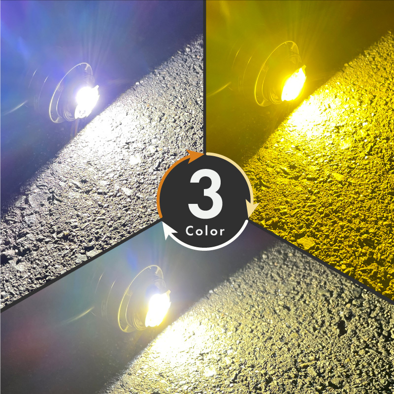 プリウス 50系 後期 フォグランプ LED L1B 3色切替 爆光 黄色