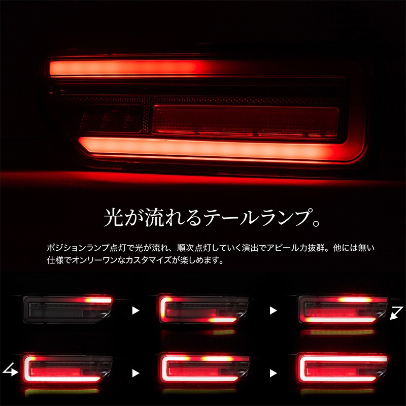 ジムニー JB64 ジムニーシエラ JB74 パーツ シーケンシャルウインカー