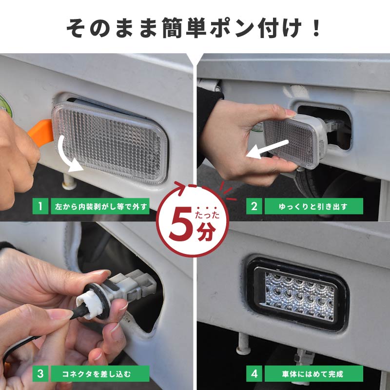 5年ほど使用しました。　バックライトの4色の配線に繋げます。　車検は通りません。 s-60565_2.jpg
