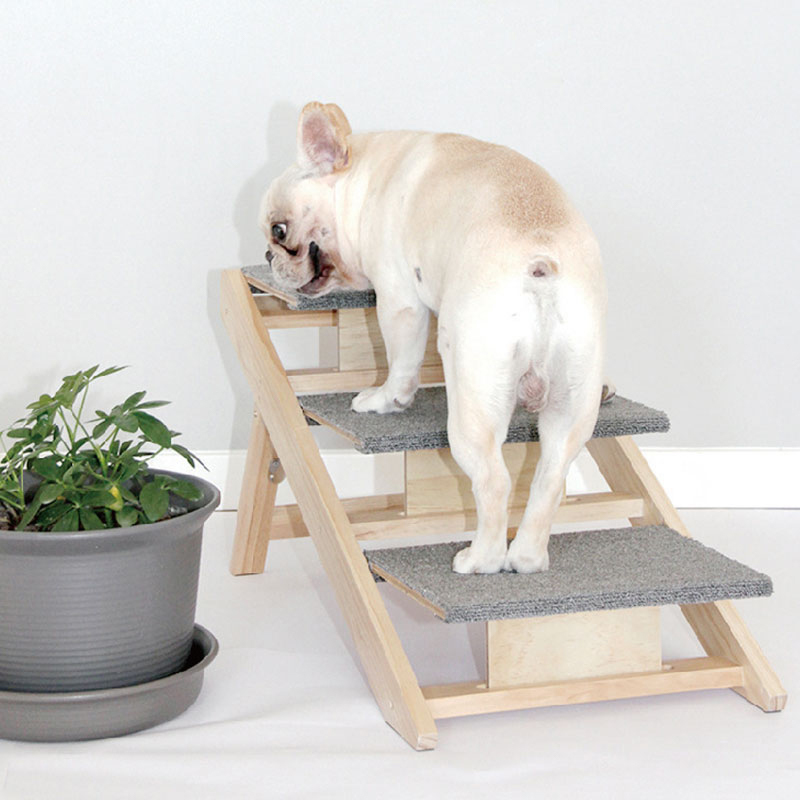 ペットスロープ ドッグステップ 犬用ステップ ペットステップ 木製