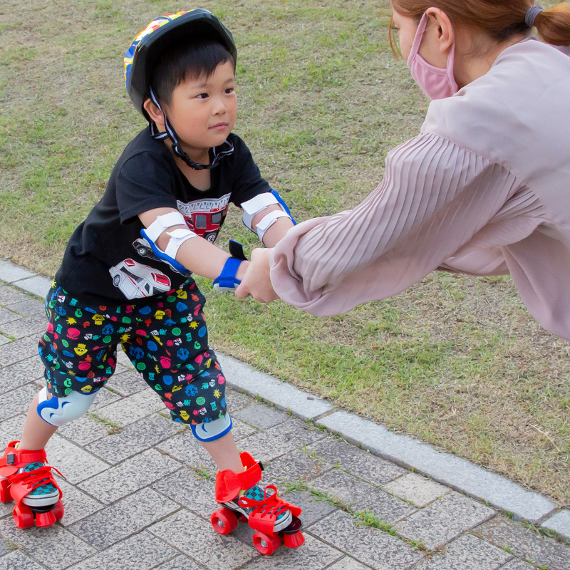 プロテクター キッズ 子供 ジュニア 6点 セット 肘 膝 手首 プロテクターセット サポーター 自転車 キックボード スケボー 男女  :9760:インポート直販Ks問屋 - 通販 - Yahoo!ショッピング