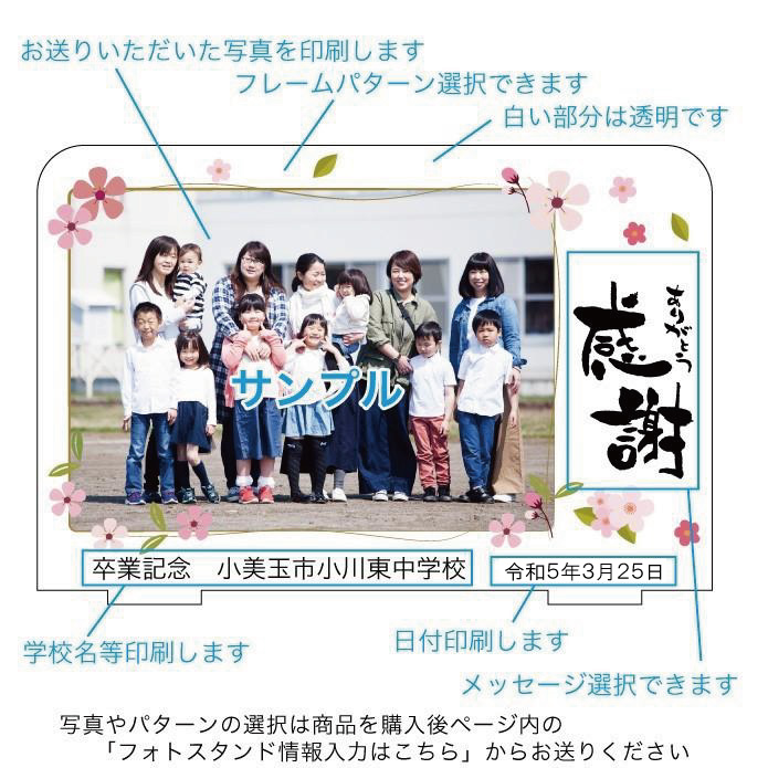 フォトスタンド注意事項