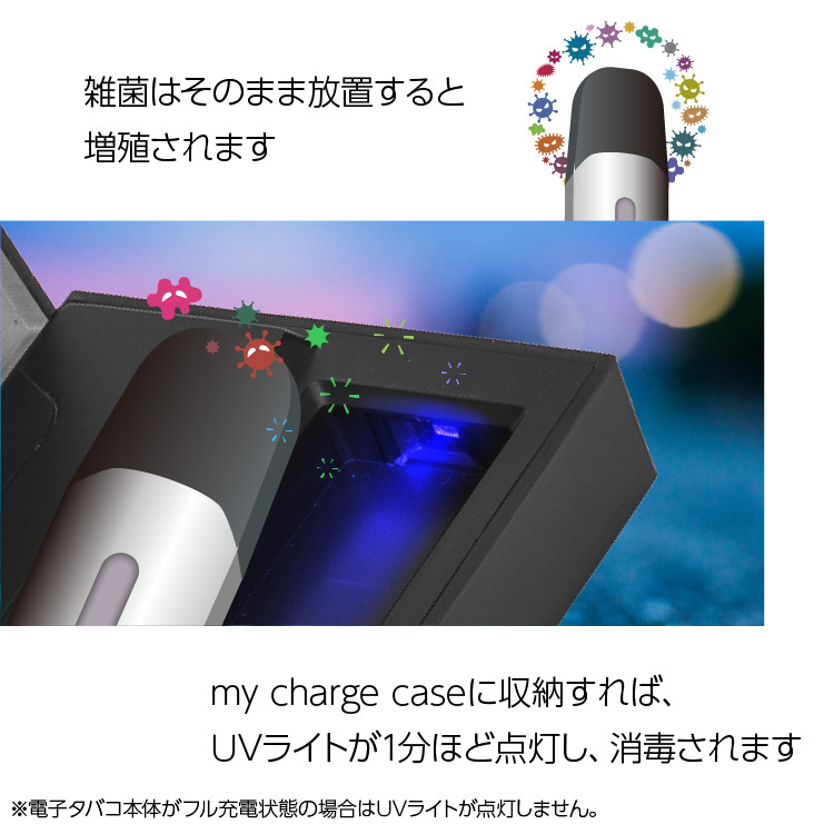 電子タバコ用ケース 新型vape model2 充電ケース 『My Charge Case V2 NEW』 Vapeケース 充電機能付 UVC殺菌消毒  予備ポッド収納 :mycharge-C:あやね - 通販 - Yahoo!ショッピング