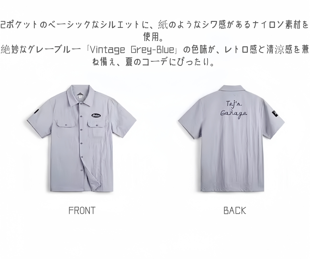 メンズ　アメリカンヴィンテージ風 シワ感 ベースボール　ロゴ 半袖　シャツXL 176306387.jpg?cmsp_timestamp=