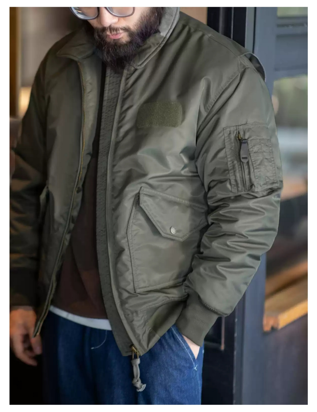 CWU-45P フライトジャケット M CWU-45P フライトジャケット メンズ ミリタリージャケット ボンバー