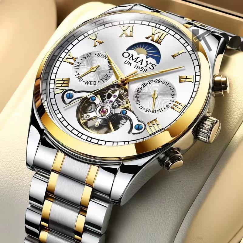 メンズ腕時計 オートマチック腕時計 高級メンズ腕時計 防水 自動巻き腕時計 機械式腕時 腕時計 オールスケルトン機械式腕時 手巻き時計 機械式腕時計