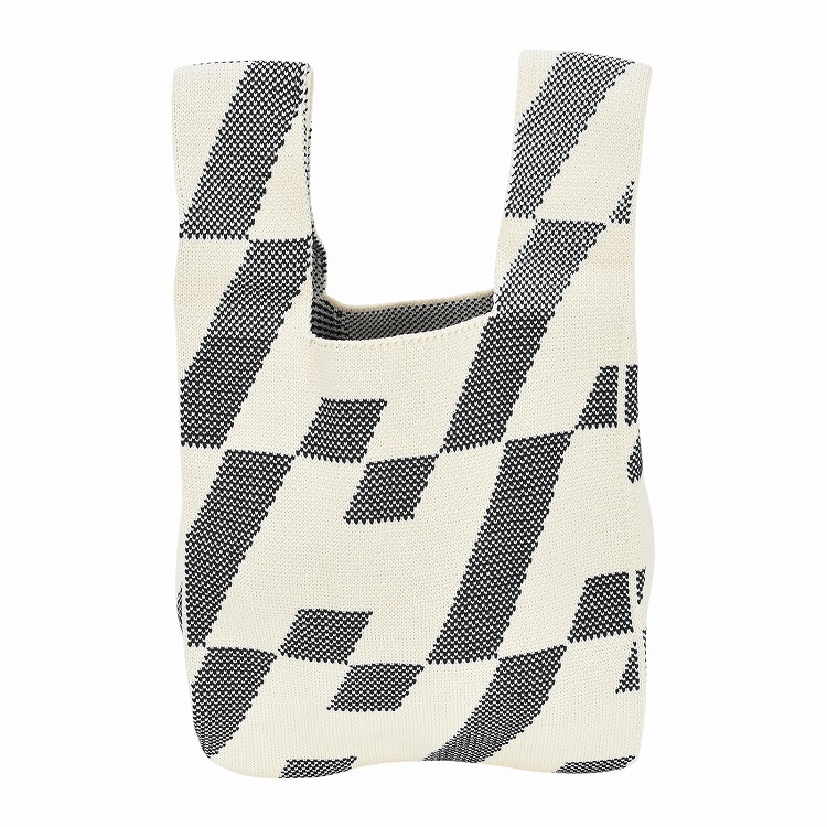 トートバッグ ニット バッグ ニットマルシェバッグ レディース 小さめ