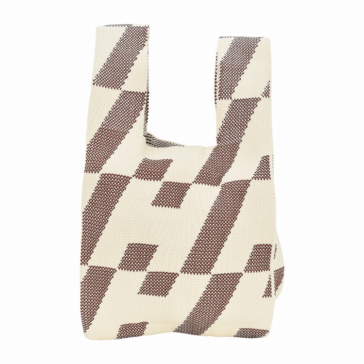 トートバッグ ニット バッグ ニットマルシェバッグ レディース 小さめ