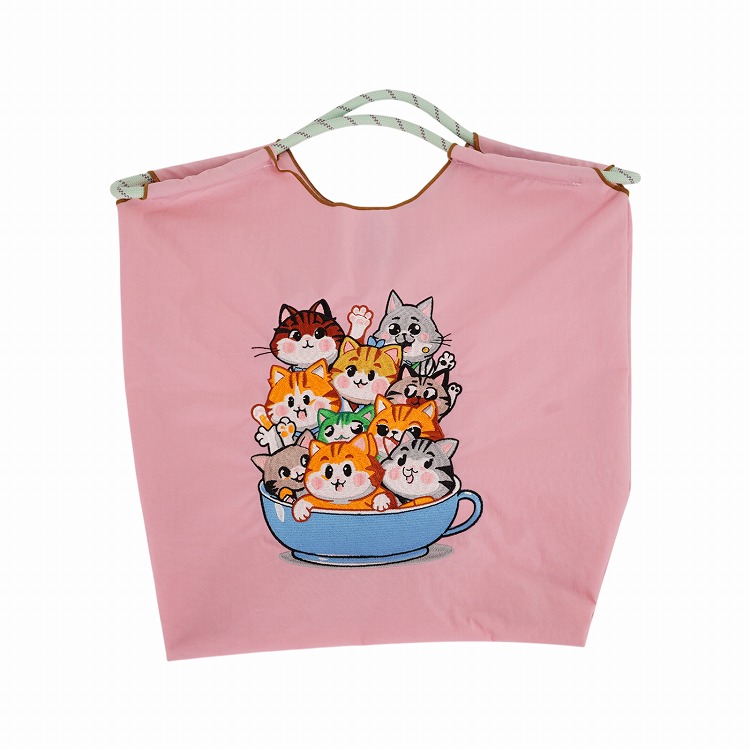 トートバッグ 刺繍 エコバッグ 刺繍バッグ ショッピングバッグ