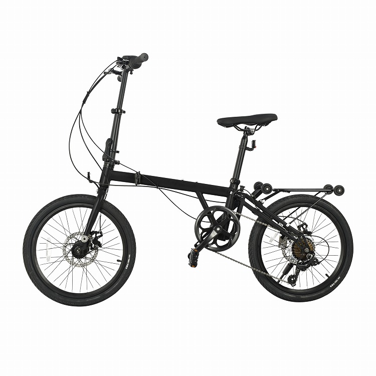 折りたたみ自転車 3つ折り 20インチ シマノ7段ギア ハンドル高さ調節