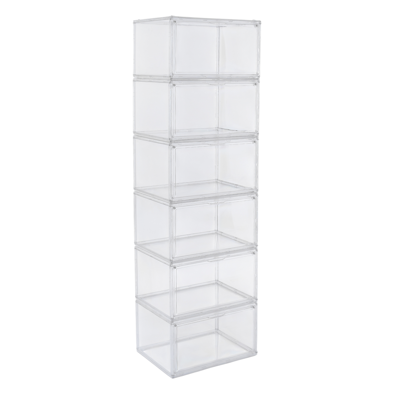 シューズボックス 6個セット シューズケース クリア シューズラック