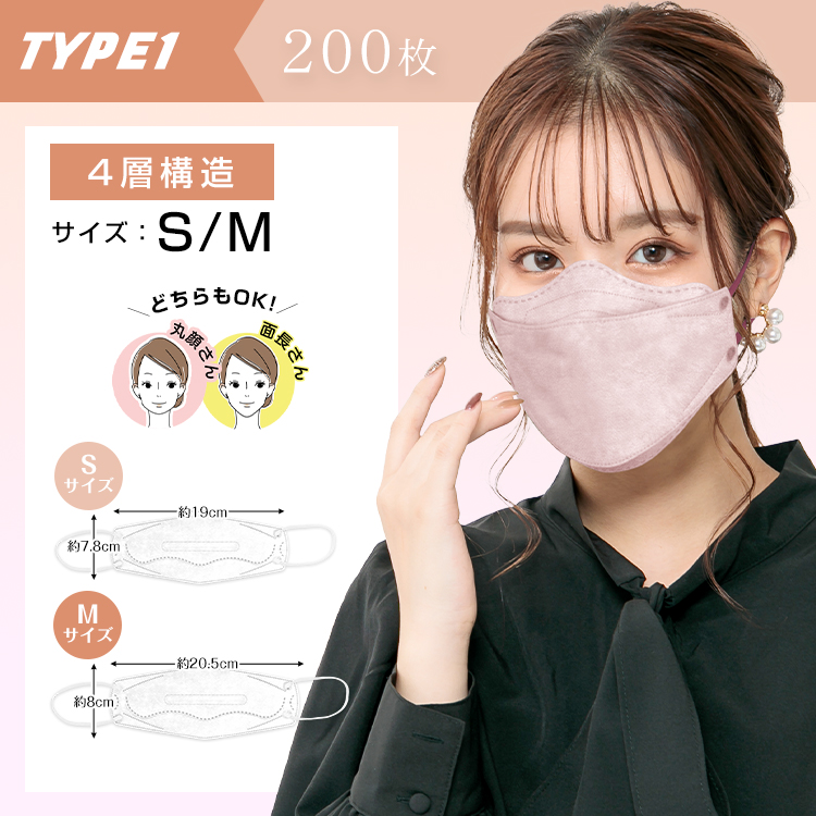 マスク 福袋 300枚 2026 不織布 立体 3dマスク 不織布マスク 立体