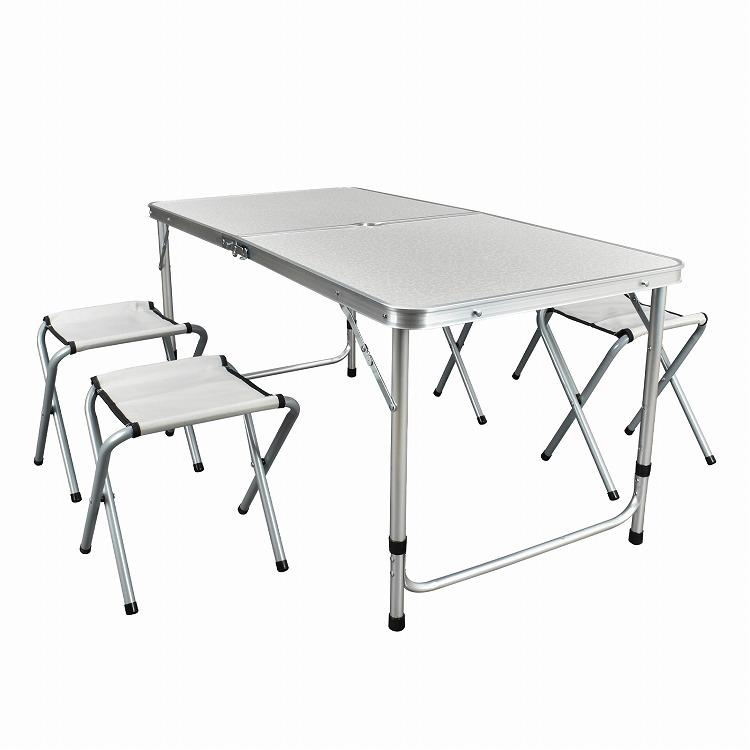 アウトドアテーブルセット キャンプ テーブル 折りたたみ椅子