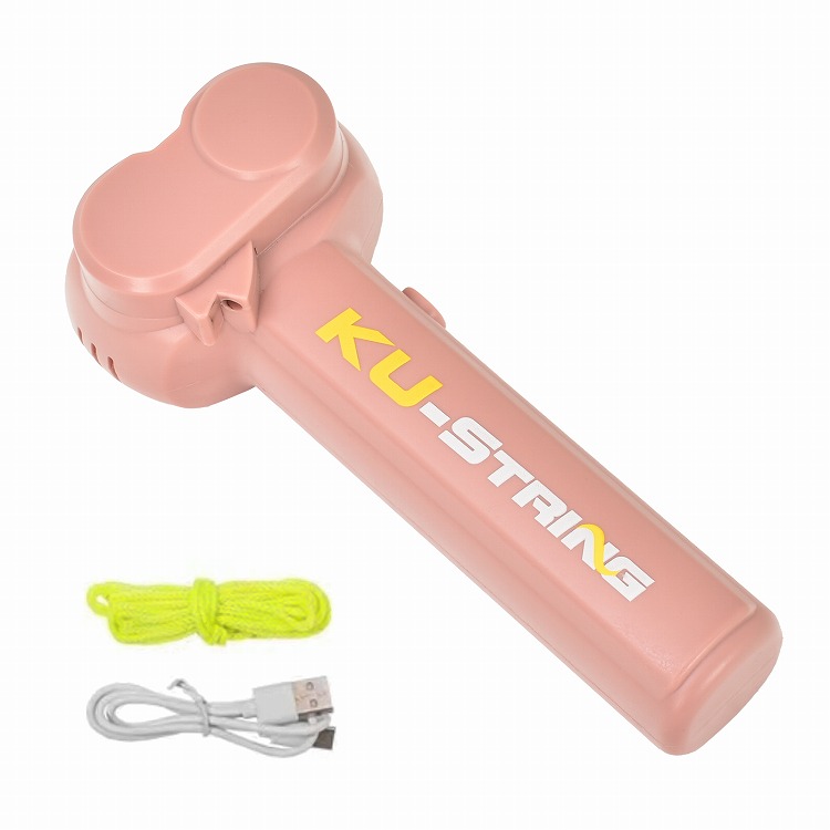 ロープランチャー ロープ発射機 ロー 子供 面白い猫 おもちゃ ピンク