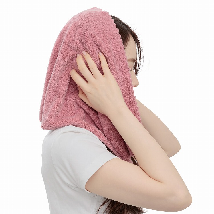 2枚セット】フェイスタオル ヘアドライタオル ヘアタオル 速乾タオル