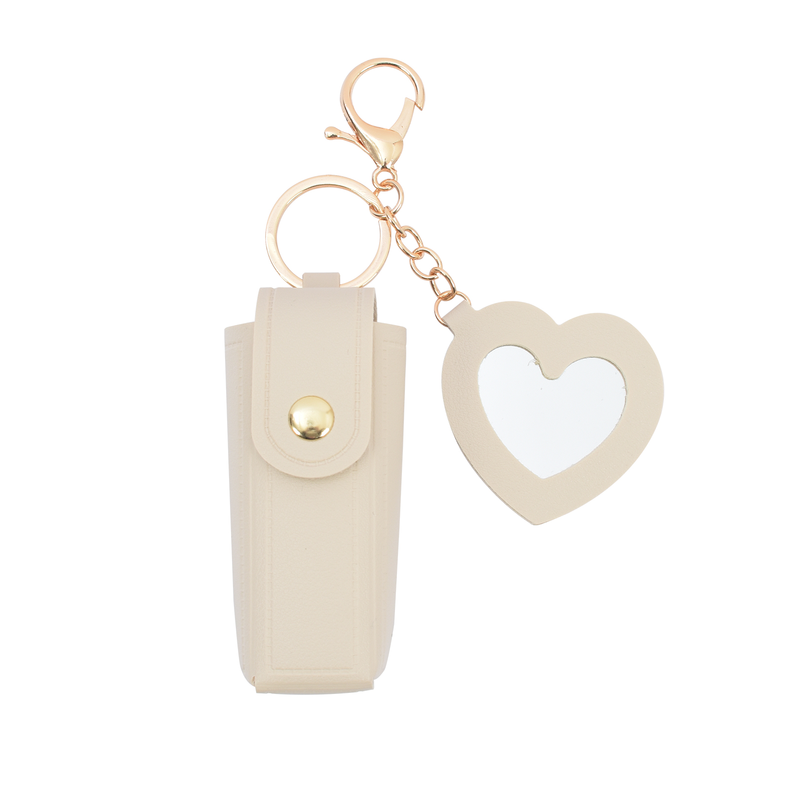 リップケース ミラー付き 鏡付き リップポーチ リップホルダー