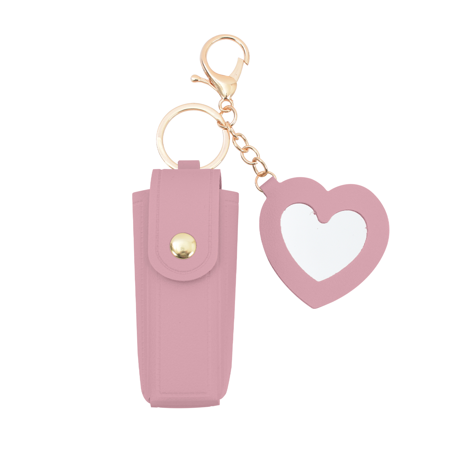 リップケース ミラー付き 鏡付き リップポーチ リップホルダー