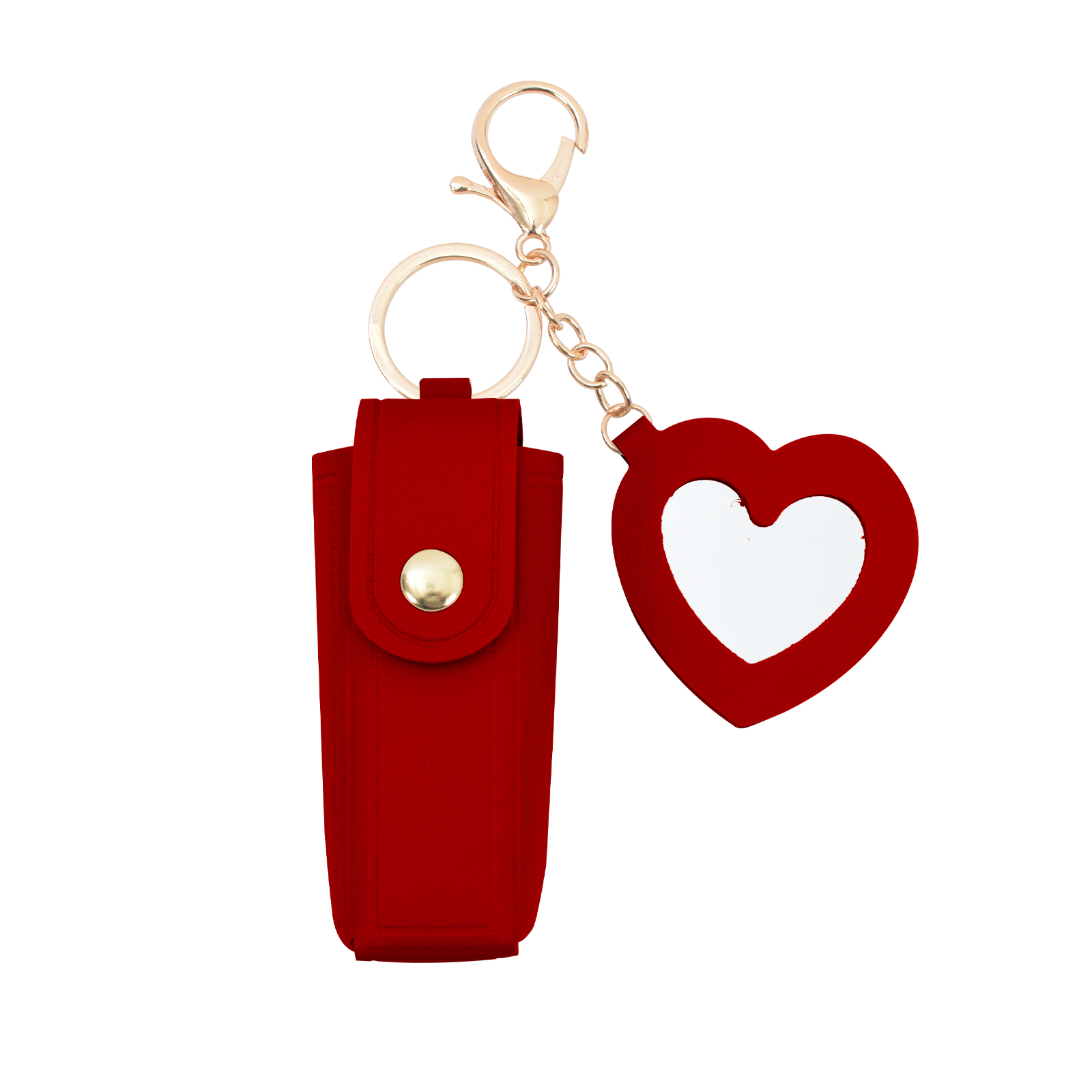 リップケース ミラー付き 鏡付き リップポーチ リップホルダー