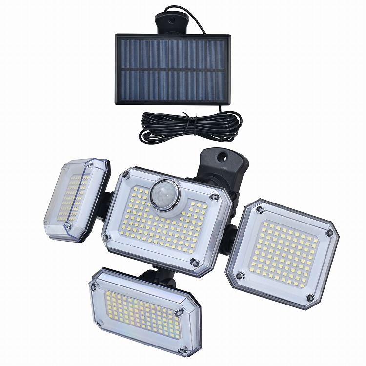 センサーライト 屋外 led 防水 ソーラーライト ガーデンライト 4