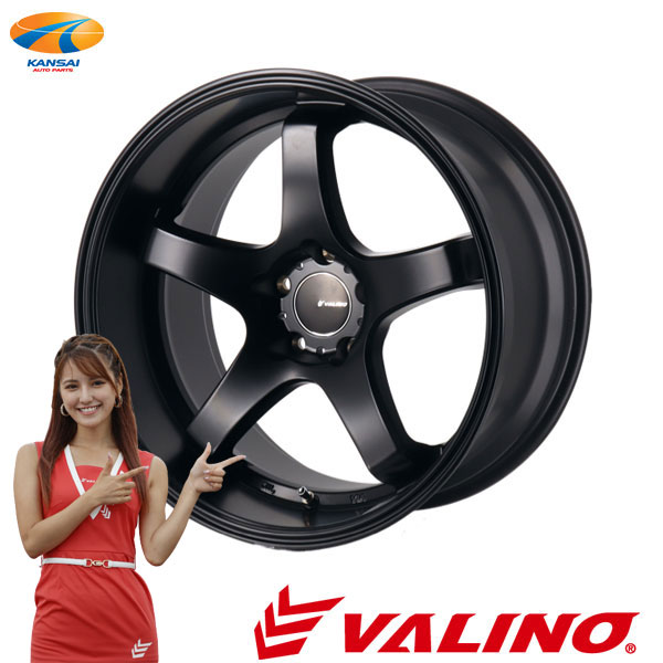 VALINO ヴァリノ 武将×Advanti RACING GV117D ホイール 17インチ×9.0J 5H 114.3 +30 マットブラック 4本 :gv117d 1790 30 mb 4:関西オートパーツ タイヤ総合店