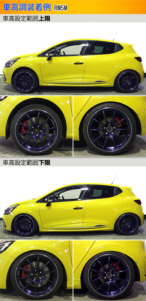 ルーテシア RM5M RM5M1 車高調 ラルグス 全長調整式車高調 スペックS 