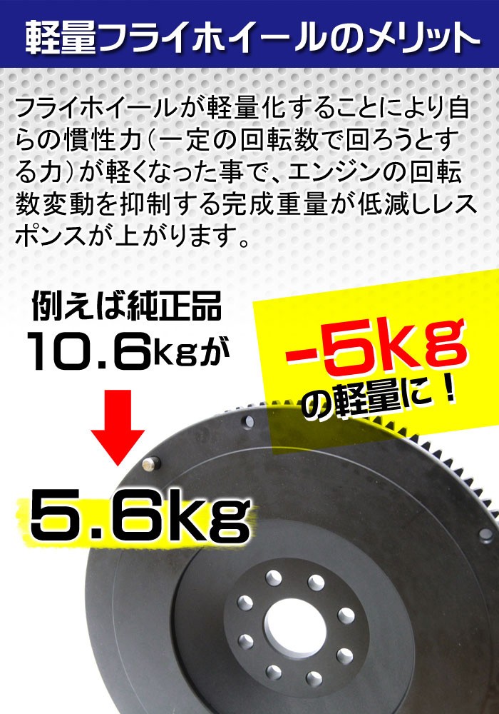 KTS 超軽量鍛造クロモリフライホイール ロードスター NA6CE フラホ :04010510010-qq-184:kts-parts-shop -  通販 - Yahoo!ショッピング