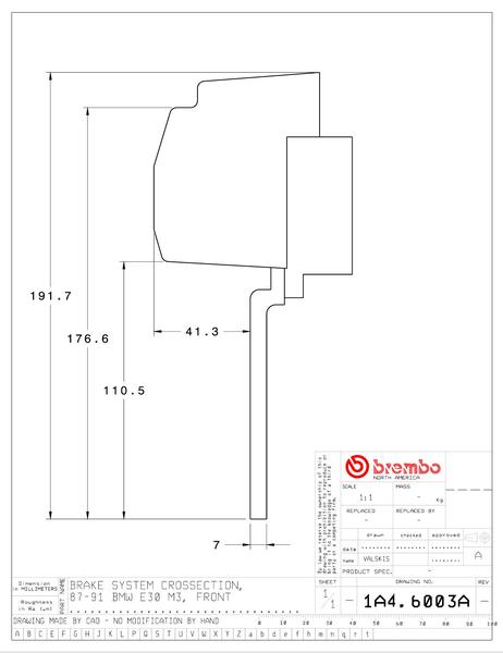 M3 E30 ブレーキキャリパー ブレンボ GTキット 1A4.6003A brembo GT-KIT ドリルド ブレーキローター ブレーキディスク  ディスクローター : 1a4-6003a-qq-e-x-26k : kts-parts-shop - 通販 - Yahoo!ショッピング