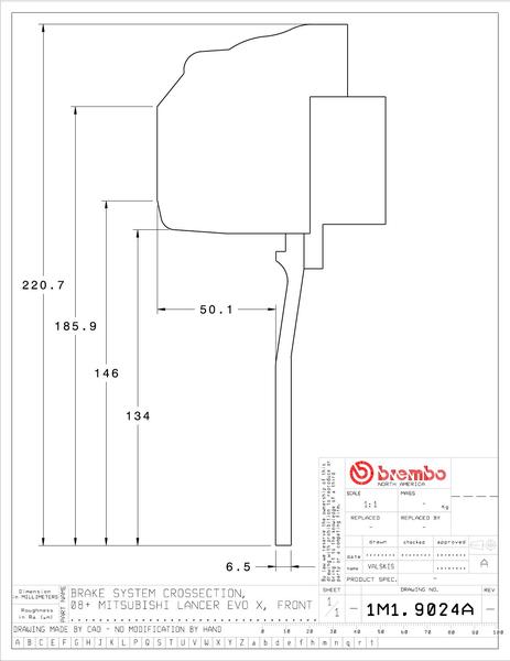 brembo(ブレンボ) ランサーエボリューションX ブレーキキャリパー GT brembo(ブレンボ) ランサーエボリューションX ブレーキキャリパー GT