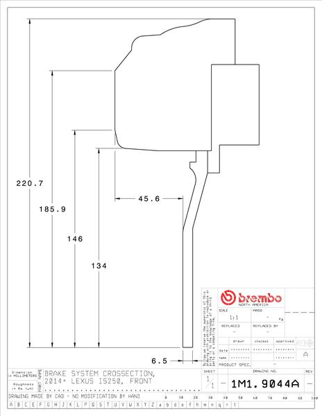 IS250 ブレーキキャリパー ブレンボ GTキット 1M1.9044A 1M2.9044A brembo GT-KIT ドリルド スリット ブレーキローター ブレーキディスク ディスクローター | brembo | 01