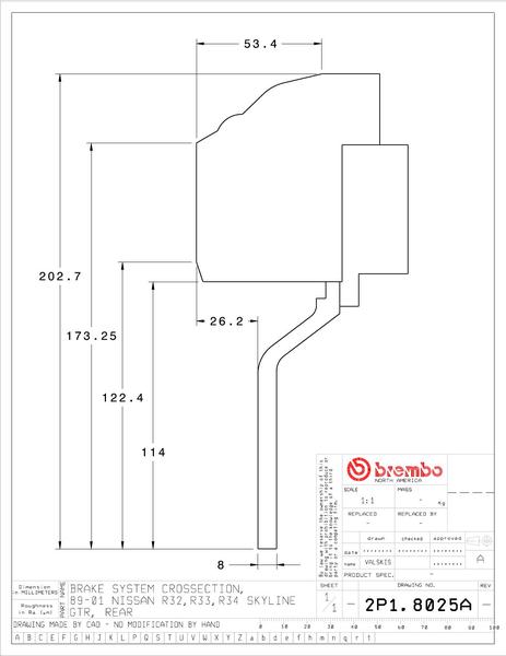 brembo（ブレンボ） スカイラインGT-R R32 R33 ブレーキキャリパー GT