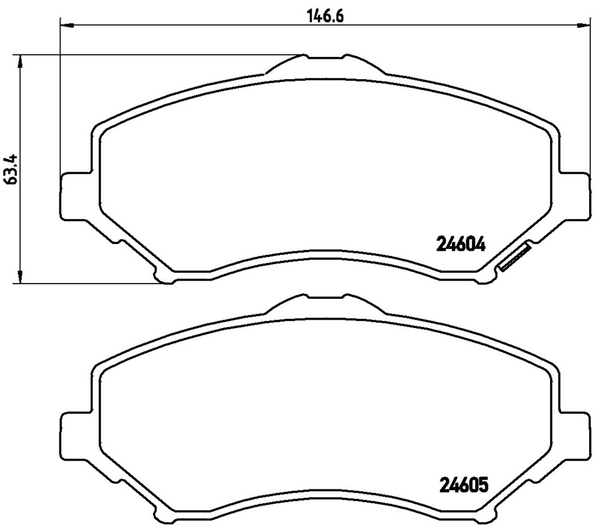 jkラングラー ブレーキパッド（brembo）の商品一覧 通販 - Yahoo