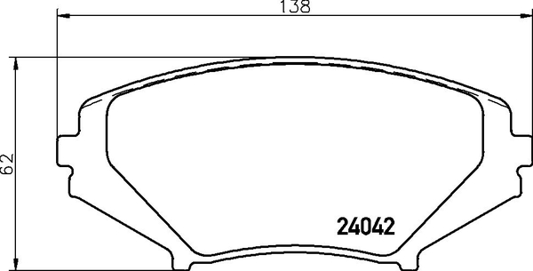 ブレンボ ブラックパッド フロント左右セット ブレーキパッド RX-8