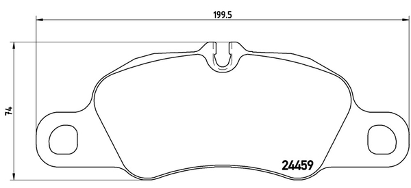 911 997MA102 ブレーキパッド フロント左右セット ブレンボ ブラックパッド P65 018 brembo BLACK PAD フロントのみ ブレーキパット_3
