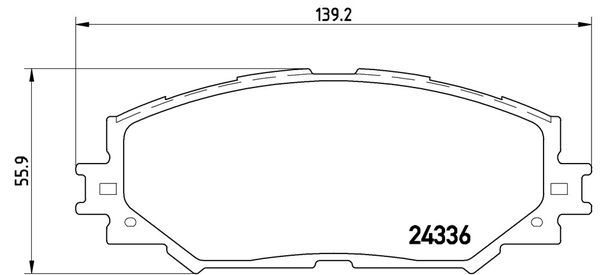 P83 099 brembo ブレンボ ブレーキパッド フロント 左右セット