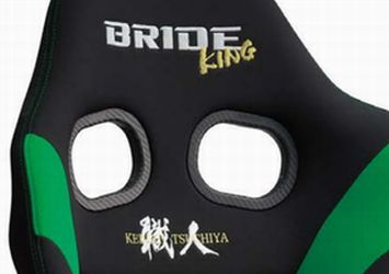 セミバケ ブリッド ガイアスIII 土屋圭市モデル カーボン製シェル ブラック&グリーン G61DSC BRIDE GIAS III ガイアス3 GIAS3 車検対応 セミバケットシート | BRIDE | 05