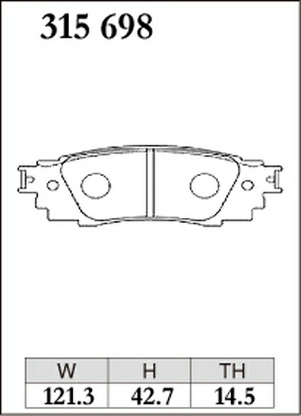 引きクーポン発行中 ディクセル ESタイプ リア左右セット ブレーキパッド RAV4 MXAA52/MXAA54 315698 取付セット DIXCEL エクストラスピード ブレーキパット
