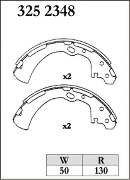 DIXCEL ディクセル ブレーキシュー ＲＧＳタイプ RGS3252348 【NF店】-