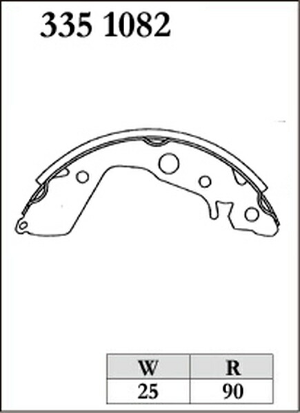 ライフ JB7 ブレーキシュー リア左右セット ディクセル RGMタイプ 3351082 DIXCEL リアのみ LIFE スピンターン専用リヤシュー｜ktspartsshop｜02