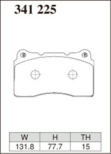 ディクセル Sタイプ フロント左右セット ブレーキパッド ランサーエボリューションVII/VIII/IX CT9A 341225 取付セット DIXCEL ブレーキパット