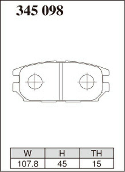 割引売上 ディクセル ESタイプ リア左右セット ブレーキパッド GTO Z15A 345098 取付セット DIXCEL エクストラスピード ブレーキパット