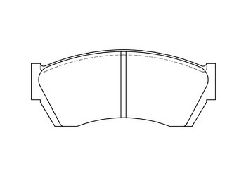 カルタスエスティーム 14系 64系 ブレーキパッド フロント左右セット エンドレス MX72k EP179 ENDLESS フロントのみ Cultus Esteem ブレーキパット | ENDLESS | 01
