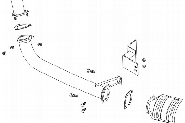 シルビア S15 マフラー フジツボ フロントパイプ 610-13063 FUJITSUBO FGK FRONT PIPE SILVIA スポーツマフラー｜ktspartsshop｜02