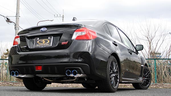 WRX STI VAB マフラー ガナドール バーテックススポーツ PBS搭載 GDE-405T 取付セット GANADOR Vertex Sports P.B.S搭載 スポーツマフラー | GANADOR | 03