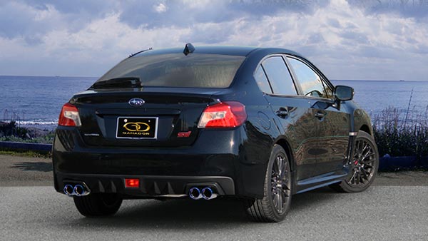 WRX STI VAB マフラー ガナドール バーテックススポーツ PBS搭載 GDE-406T 取付セット GANADOR Vertex Sports P.B.S搭載 スポーツマフラー | GANADOR | 02
