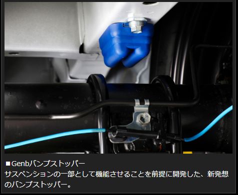 GENB（玄武） ハイエース 200系 バンプラバー リア バンプストッパー