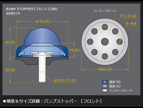 ハイエース 200系 玄武 ストロークストッパーPRO SSB01DH Genb ゲンブ MOONFACE ムーンフェイス HIACE | GENB | 10