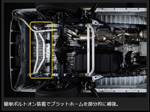 玄武 フレームサポートブレース リア ハイエース TRH200/KDH200/GDH200