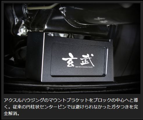 玄武 ハイトダウンブロックキット 1.5インチ/-37.5ミリ NV350